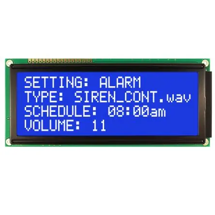 NEWHAVEN DISPLAY INTERNATIONAL NHD-0420E2Z Alphanumerische LCD-Anzeige, Alphanumerisch LCD Weiß 4 x 20, Hintergrund