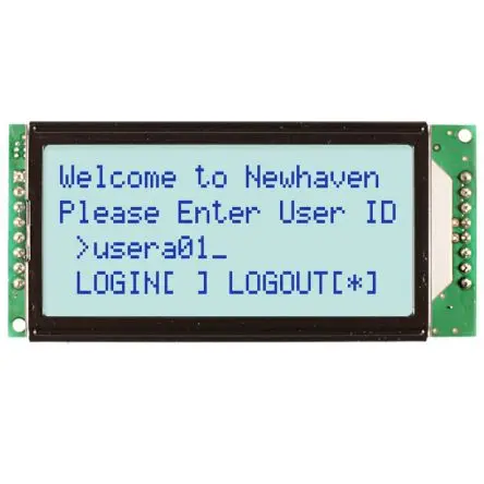Produktfoto 1 von NEWHAVEN DISPLAY INTERNATIONAL NHD-0420H1Z Alphanumerische LCD-Anzeige, Alphanumerisch LCD Weiß 4 x 20, Hintergrund