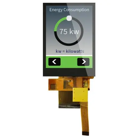 Produktfoto 1 von NEWHAVEN DISPLAY INTERNATIONAL TFT-LCD-Anzeige 2.8 Zoll Parallel Touchscreen Kapazitiv, 240 x 320 pixel, 44.2 x 58.6 mm