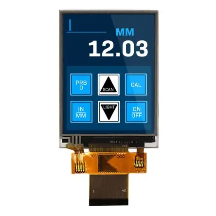 NEWHAVEN DISPLAY INTERNATIONAL TFT-LCD-Anzeige 2.8 Zoll Parallel Touchscreen Ohmsch, 240 x 320 pixel, 44.8 x 59.2 mm LED