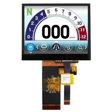 Produktfoto 1 von NEWHAVEN DISPLAY INTERNATIONAL TFT-LCD-Anzeige 3.5 Zoll Touchscreen Kapazitiv, 640 x 480 Pixel, 71.08 x 53.56 mm LED