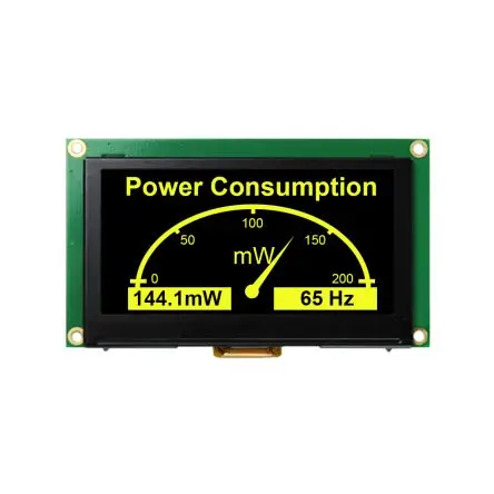 Produktfoto 1 von NEWHAVEN DISPLAY INTERNATIONAL 2.7 Zoll Gelb OLED-Display 128 x 64 Pixel, 63.41 x 32.69 mm / 2:1 Passiv-Matrix
