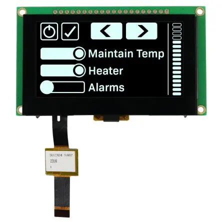 Produktfoto 1 von NEWHAVEN DISPLAY INTERNATIONAL 2.7 Zoll Weiß OLED-Display 128 x 64 Pixel, 63.31 x 32.59 mm / 2:1 Grafik OLED-Matrix