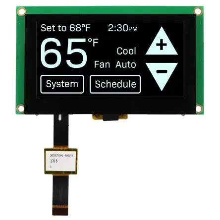 NEWHAVEN DISPLAY INTERNATIONAL 2.7 Zoll Weiß OLED-Display 128 x 64 Pixel, 63.31 x 32.59 mm / 2:1 Grafik OLED-Matrix