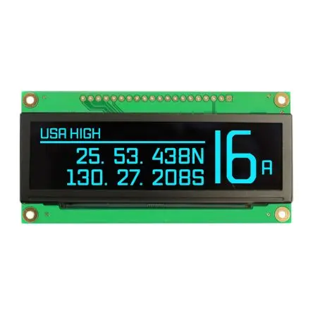 NEWHAVEN DISPLAY INTERNATIONAL OLED-Display 3.12 Zoll Seriell/Parallel, 256 x 64 Pixel, 82 x 22 mm LED