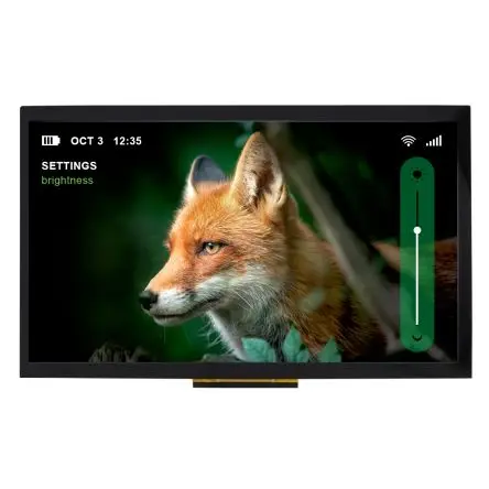 Produktfoto 1 von NEWHAVEN DISPLAY INTERNATIONAL TFT-LCD-Anzeige 10.1 Zoll LVDS Touchscreen Kapazitiv, 1024 x 600 Pixel, 224.44 x 127 mm