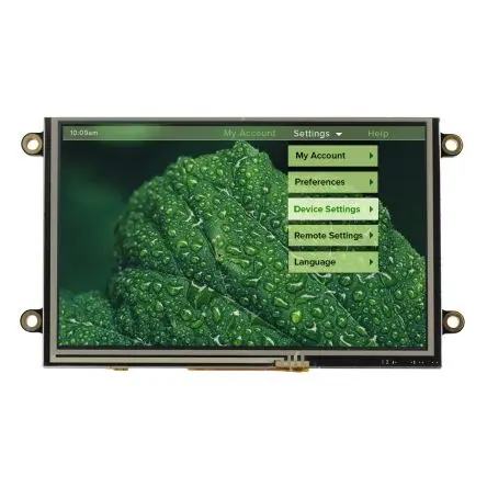 Produktfoto 1 von NEWHAVEN DISPLAY INTERNATIONAL TFT-LCD-Anzeige 5 Zoll USB, HDMI Touchscreen Ohmsch, 800 x 480 Pixel, 109 x 65.8 mm