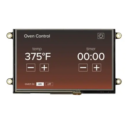 Produktfoto 1 von NEWHAVEN DISPLAY INTERNATIONAL TFT-LCD-Anzeige 5 Zoll SPI, DSPI Touchscreen Ohmsch, 800 x 480 Pixel, 109 x 65.8 mm LED