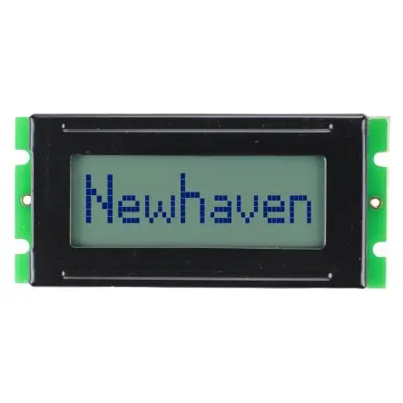 Produktfoto 1 von NEWHAVEN DISPLAY INTERNATIONAL NHD-0108BZ Alphanumerische LCD-Anzeige, Alphanumerisch LCD 1 Zeile mit 8 Zeichen,