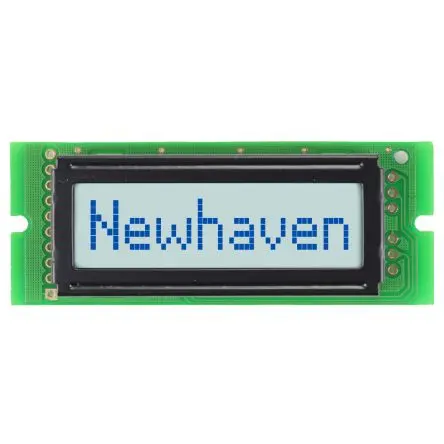 Produktfoto 1 von NEWHAVEN DISPLAY INTERNATIONAL NHD-0108CZ Alphanumerische LCD-Anzeige, Alphanumerisch LCD Weiß 1 Zeile mit 8 Zeichen,