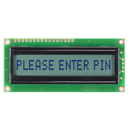 Produktfoto 1 von NEWHAVEN DISPLAY INTERNATIONAL NHD-0116AZ Alphanumerische LCD-Anzeige, Alphanumerisch LCD 1 Zeile mit 16 Zeichen,
