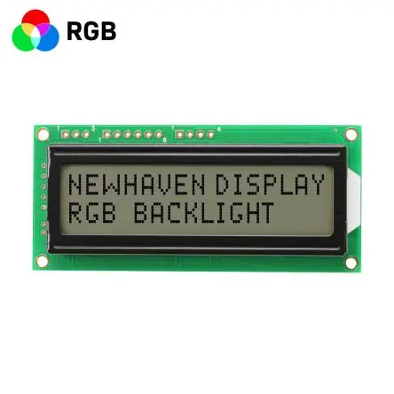 Produktfoto 1 von NEWHAVEN DISPLAY INTERNATIONAL NHD-0216K3Z Alphanumerische LCD-Anzeige, Alphanumerisch LCD Rot, Grün, Blau 2 x 16