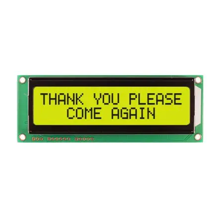 Produktfoto 1 von NEWHAVEN DISPLAY INTERNATIONAL NHD-0216S3Z Alphanumerische LCD-Anzeige, Alphanumerisch LCD Grün, Gelb 2 x 16,
