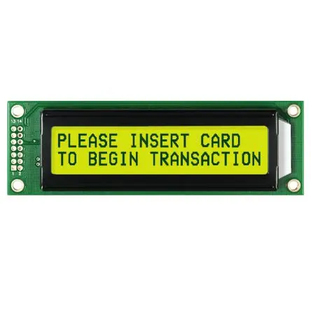 Produktfoto 1 von NEWHAVEN DISPLAY INTERNATIONAL NHD-0220D3Z Alphanumerische LCD-Anzeige, Alphanumerisch LCD Gelb, Grün 2 x 20,