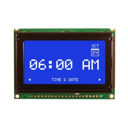 Produktfoto 1 von NEWHAVEN DISPLAY INTERNATIONAL NHD-12864WG Grafik-LCD Anzeige, Graphisch LCD Weiß 128 x 64 Pixel, Hintergrund Blau,