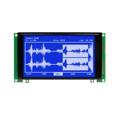 Produktfoto 1 von NEWHAVEN DISPLAY INTERNATIONAL NHD-240128WG Grafik-LCD Anzeige, Graphisch LCD Weiß 240 x 128 Pixel, Hintergrund Blau,