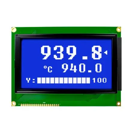 Produktfoto 1 von NEWHAVEN DISPLAY INTERNATIONAL NHD-240128WG Grafik-LCD Anzeige, Graphisch LCD Weiß 240 x 128 Pixel, Hintergrund Blau,