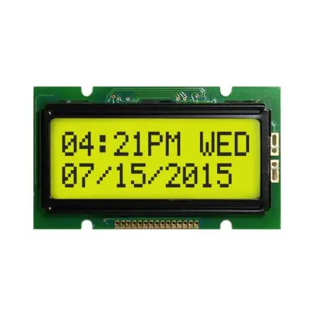 Produktfoto 1 von NEWHAVEN DISPLAY INTERNATIONAL NHD-0212WH Alphanumerische LCD-Anzeige, Alphanumerisch LCD Gelb, Grün 2 x 12, Hintergrund