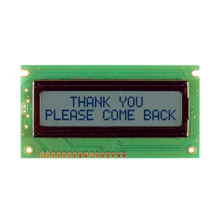 Produktfoto 1 von NEWHAVEN DISPLAY INTERNATIONAL NHD-0216BZ Alphanumerische LCD-Anzeige, Alphanumerisch LCD 2 x 16, Hintergrund Grau,