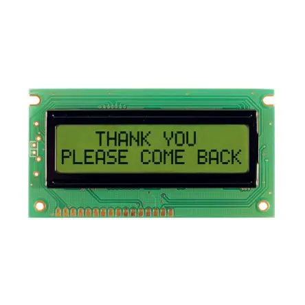 Produktfoto 1 von NEWHAVEN DISPLAY INTERNATIONAL NHD-0216BZ Alphanumerische LCD-Anzeige, Alphanumerisch LCD 2 x 16, Hintergrund Gelb,