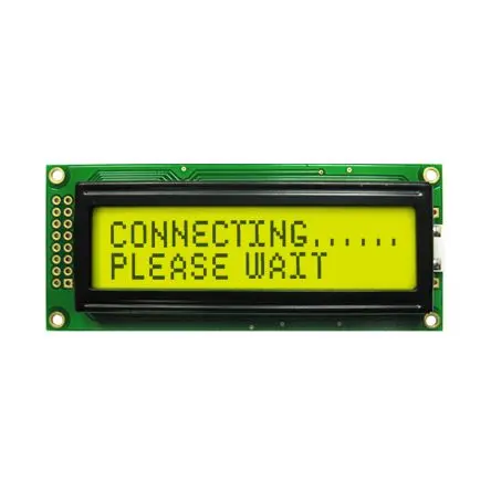 Produktfoto 1 von NEWHAVEN DISPLAY INTERNATIONAL NHD-0216EZ Alphanumerische LCD-Anzeige, Alphanumerisch LCD Grün, Gelb 2 x 16, Hintergrund