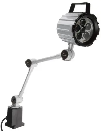 Produktfoto 1 von RS PRO LED Maschinenleuchte Schwenkarm / 9 W, 430 mm 260V ac 215 mm Einstellbarer Arm