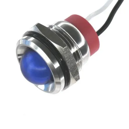 Produktfoto 1 von CML PL16SL Edelstahl-Panel-Leuchte Blau Panel-LED, Draht 240V 16 mm, IP67