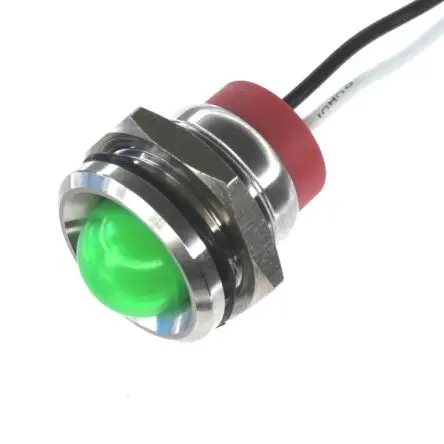 Produktfoto 1 von CML PL14SL Edelstahl-Panel-Leuchte Weiß Panel-LED, Draht 24V 14 mm, IP67