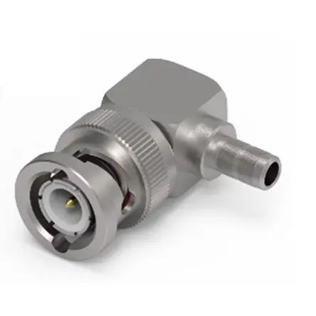 Produktfoto 1 von Wurth Elektronik 607360222101 Stecker Koaxialsteckverbinder BNC-Steckverbinder, Kabel, 50 Ω Kabel, gewinkelt