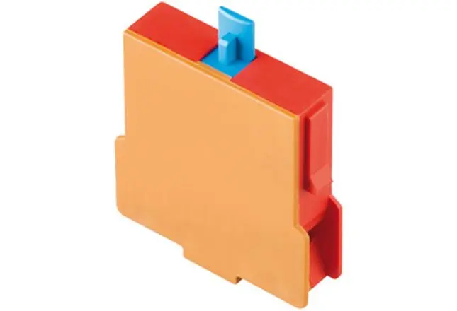 Produktfoto 1 von HARTING 09454530300 Kontaktblock 1 NO (Schließer) + 1 NC (Öffner) 5V für Drucktaste