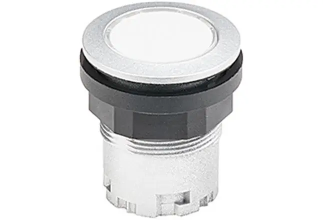 Produktfoto 1 von HARTING Har-Button Druckschalter Ø 22.3 mm, Weiß Rund, IP65