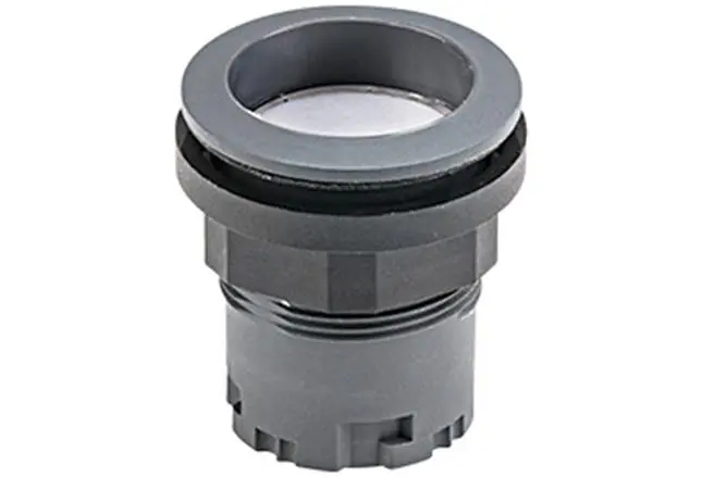 Produktfoto 1 von HARTING Har-Button Druckschalter Ø 22.3 mm, Weiß Rastend Rund, IP65