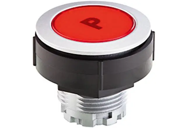 Produktfoto 1 von HARTING Har-Button Druckschalter Ø 30.5 mm, Rot Rund, IP69