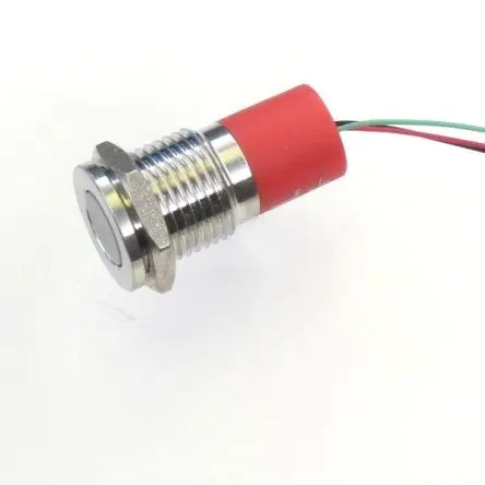Produktfoto 1 von CML PL12SL Edelstahl-Panel-Leuchte Grün, Rot Panel-LED, Draht 24V 12 mm, IP67