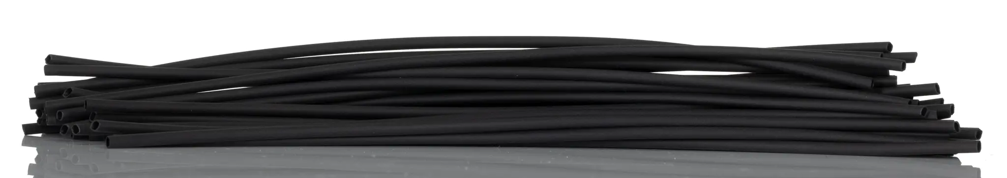 Produktfoto 1 von Alpha Wire FIT Shrink Tubing Wärmeschrumpfschlauch, Polyolefin vernetzt Schwarz, Ø 1.1 mm Schrumpfrate 2:1, Länge 152mm