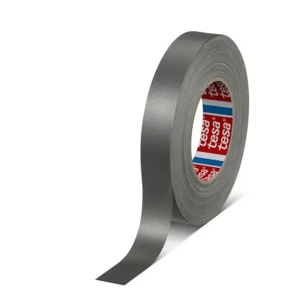 Produktfoto 1 von Tesa Tesa 4688 04688-00006-00 Gewebeband, Polyethylengewebe Silber, 0.26 mm x 25mm x 50 m Gummi
