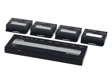 Produktfoto 1 von Aten HDMI-Splitter HDMI 4-Port Splitter, 4096 x 2160 pixel 1 Videoeingänge 1 Videoausgänge