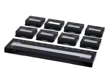 Produktfoto 1 von Aten HDMI-Splitter HDMI 8-Port Splitter, 4096 x 2160 pixel 1 Videoeingänge 1 Videoausgänge