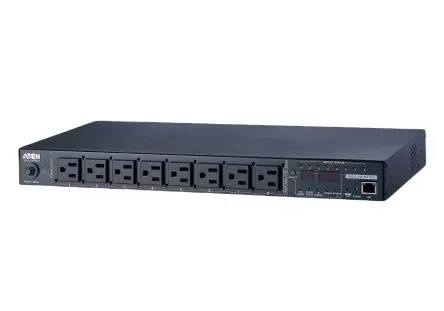Produktfoto 1 von Aten IEC C13 Steckdosenleiste Überspannungsschutz, 8-fach 10A IEC 60320 C14, 3m Kabel, 240V ac
