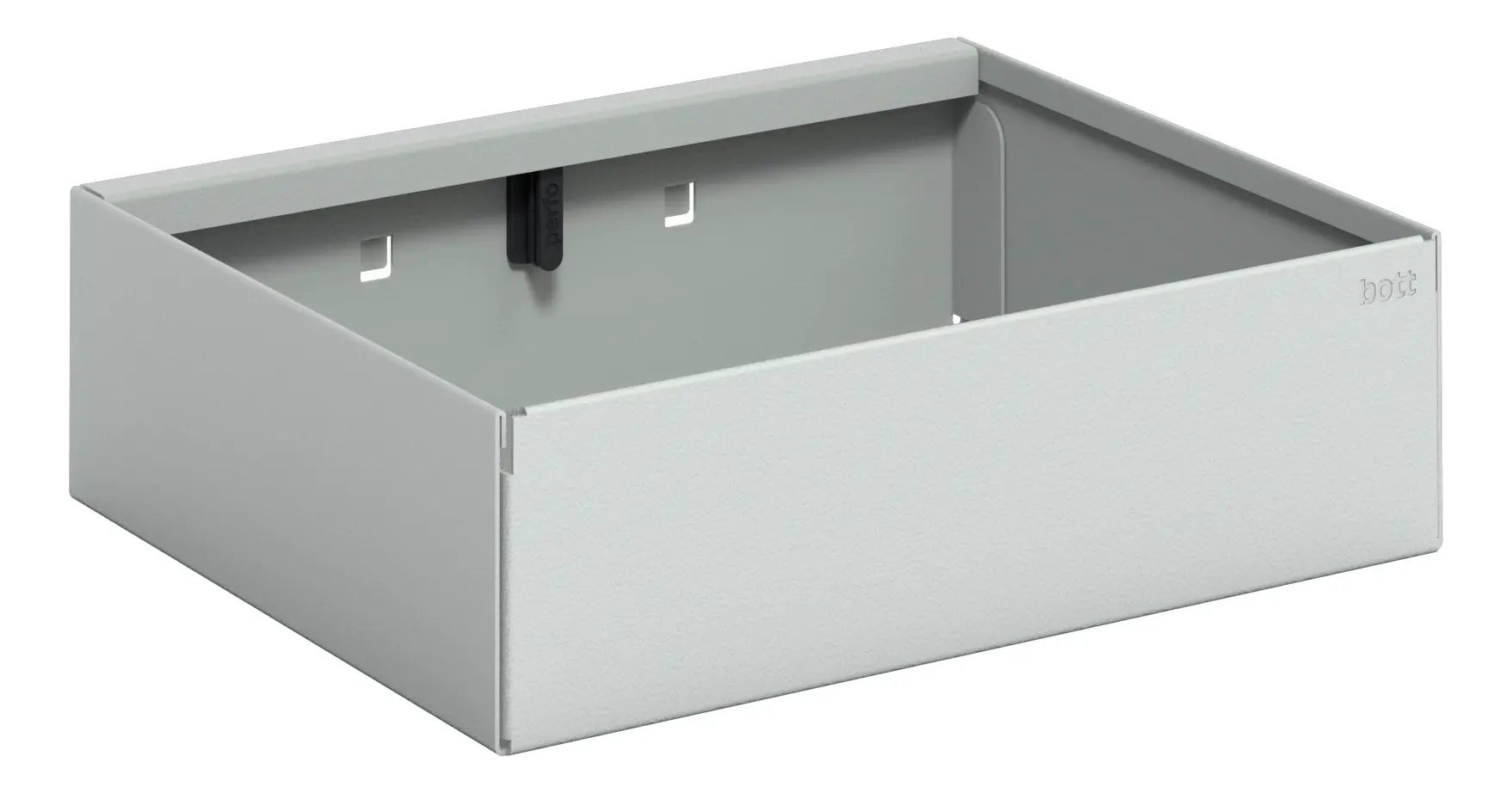 Produktfoto 1 von Bott Auffangwanne Stahlblech, 770 g, W 225 mm L 175 mm H 65 mm