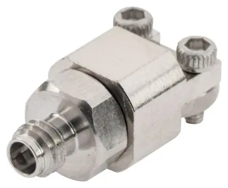 Produktfoto 1 von Huber+Suhner 92_PC1 Buchse SMA-Steckverbinder, Schraubanschlussklemme, 50 Ω Leiterplatte, Gerade
