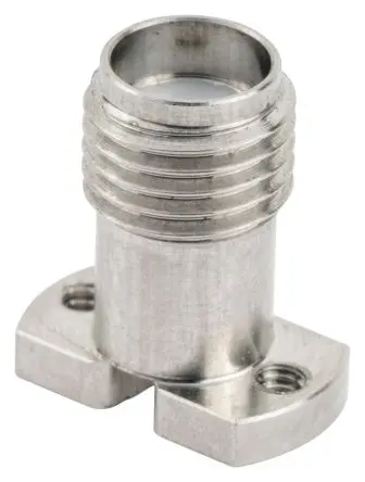 Produktfoto 1 von Huber+Suhner 82_SMA Buchse SMA-Steckverbinder SMA-Steckverbinder, Schraubanschlussklemme, 50 Ω Leiterplatte, Gerade