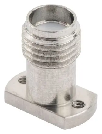 Produktfoto 1 von Huber+Suhner 82_SMA Buchse SMA-Steckverbinder SMA-Steckverbinder, Schraubanschlussklemme, 50 Ω Leiterplatte, Gerade