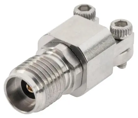 Produktfoto 1 von Huber+Suhner 92_SK Buchse SMA-Steckverbinder SK-Steckverbinder, Schraubanschlussklemme, 50 Ω Leiterplatte, Gerade
