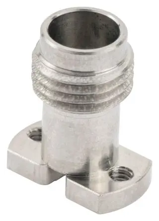 Produktfoto 1 von Huber+Suhner 82_PC24 Buchse SMA-Steckverbinder, Schraubanschlussklemme, 50 Ω Leiterplatte, Gerade