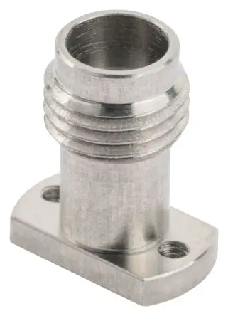 Produktfoto 1 von Huber+Suhner 82_PC24 Buchse SMA-Steckverbinder PC 2,4, Schraubanschlussklemme, 50 Ω Leiterplatte, Gerade