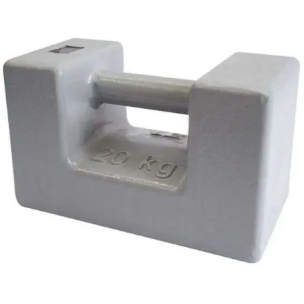 Produktfoto 1 von Ohaus Prüfgewicht, 20 kg, Klasse M1, Edelstahl
