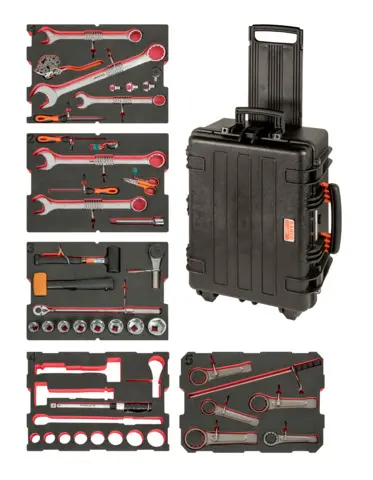 Produktfoto 1 von Bahco Werkzeugsatz Werkzeugsatz, Tasche 36-teilig