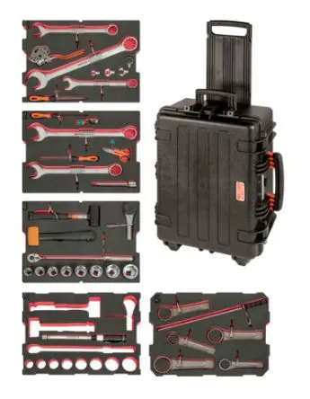 Produktfoto 1 von Bahco Werkzeugsatz Werkzeugsatz, Tasche 36-teilig