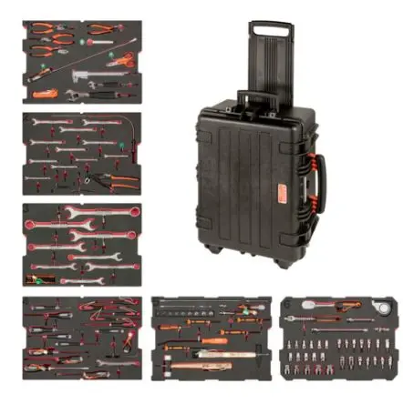 Produktfoto 1 von Bahco Werkzeugsatz Werkzeugsatz, Tasche 114-teilig
